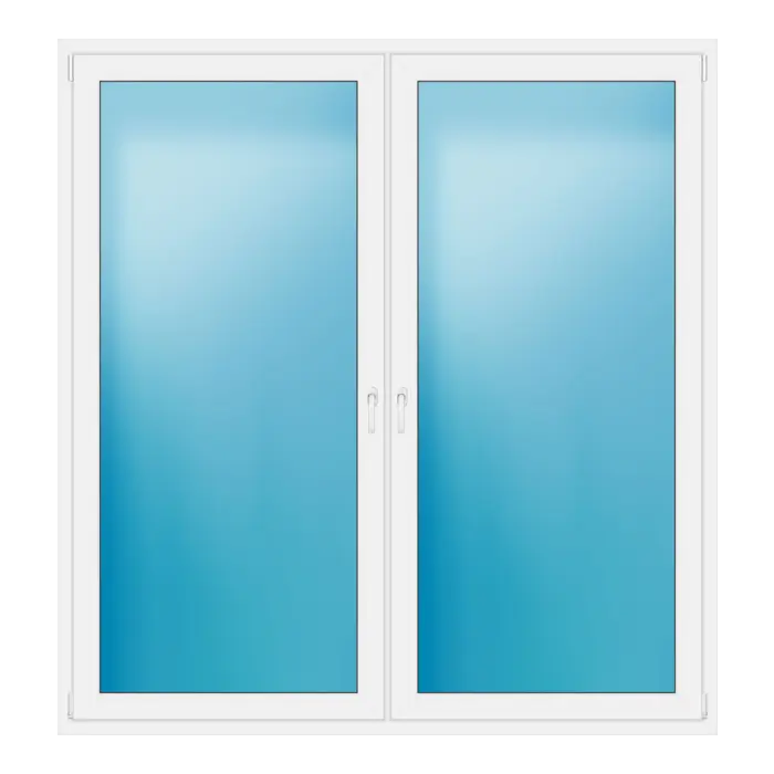 Terrassentür 200x211 cm Weiß