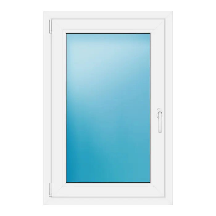 Einflügeliges Kunststofffenster 73,5x110,5 cm Weiß