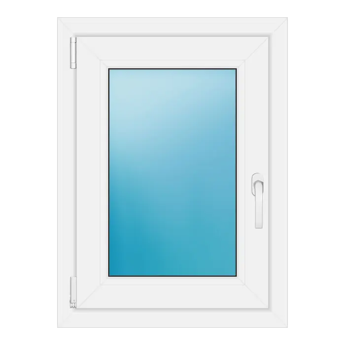 Einflügeliges Kunststofffenster 57,5x77,5 cm Weiß