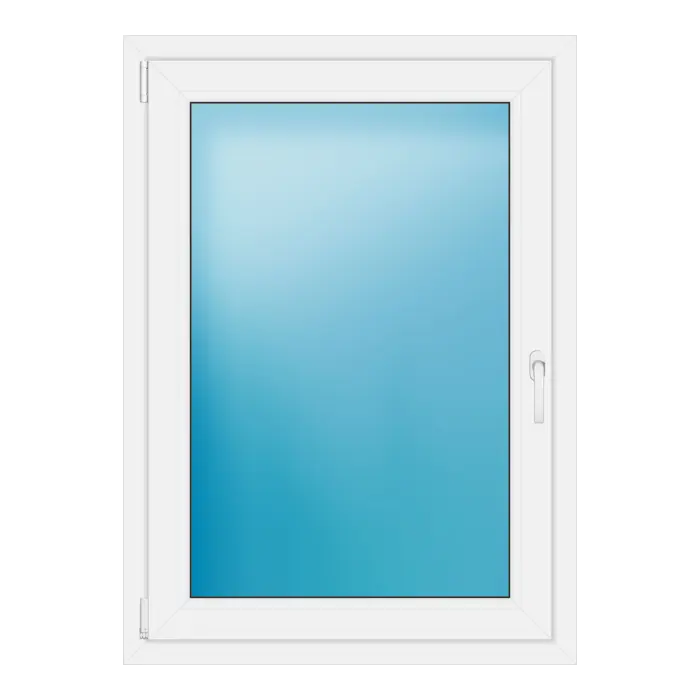 Einflügeliges Kunststofffenster 86,5x120 cm Weiß