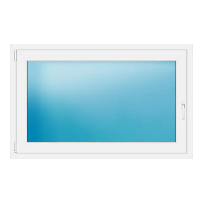 Einflügeliges Kunststofffenster 138x87 cm Weiß