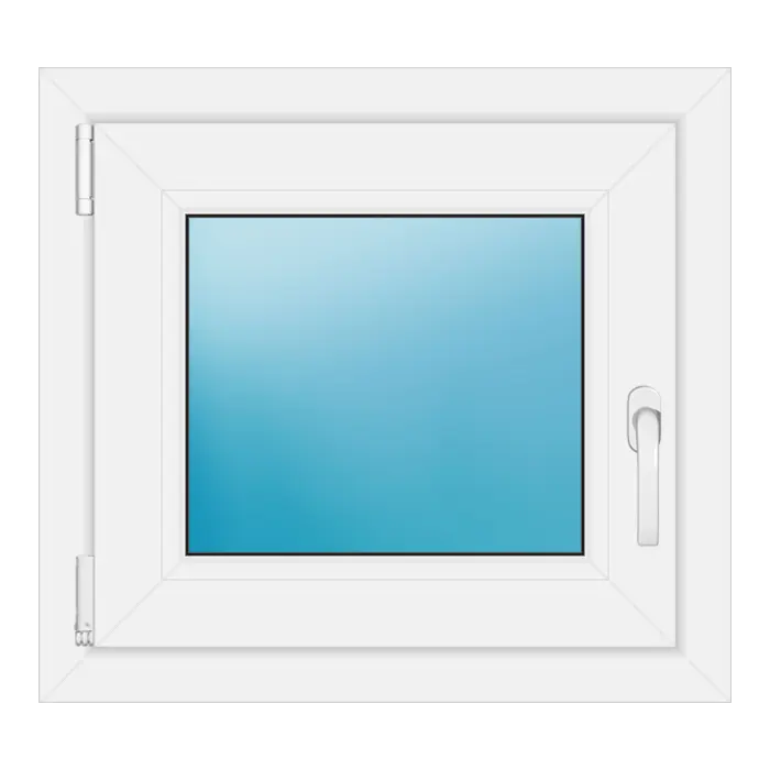 Einflügeliges Kunststofffenster 60x55 cm Weiß
