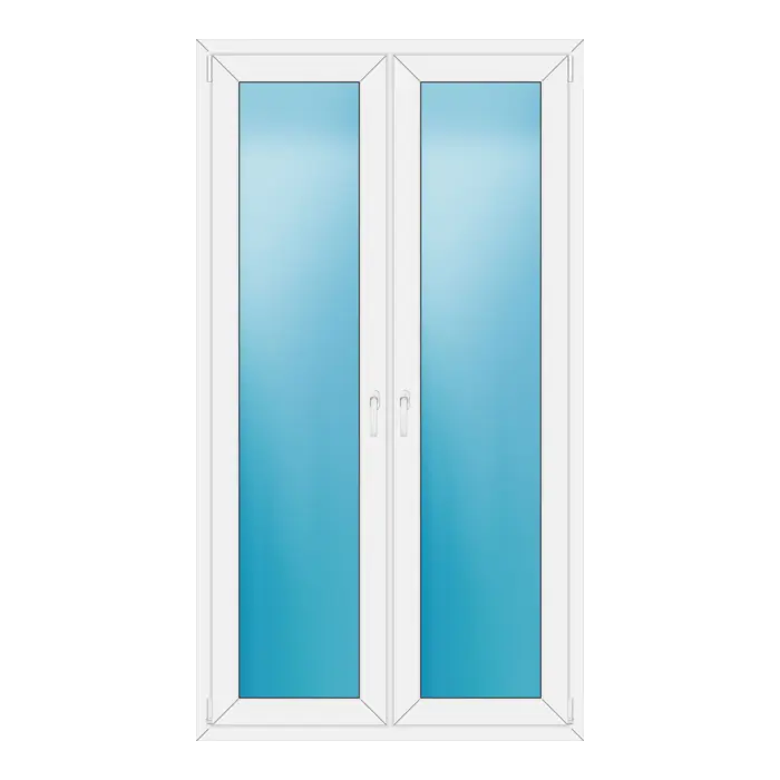 Terrassentür 116x210 cm Weiß