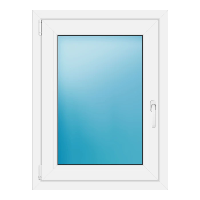 Einflügeliges Kunststofffenster 68,5x91 cm Weiß