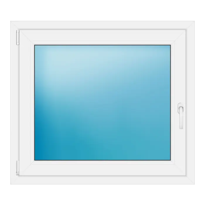 Einflügeliges Kunststofffenster 98x87 cm Weiß