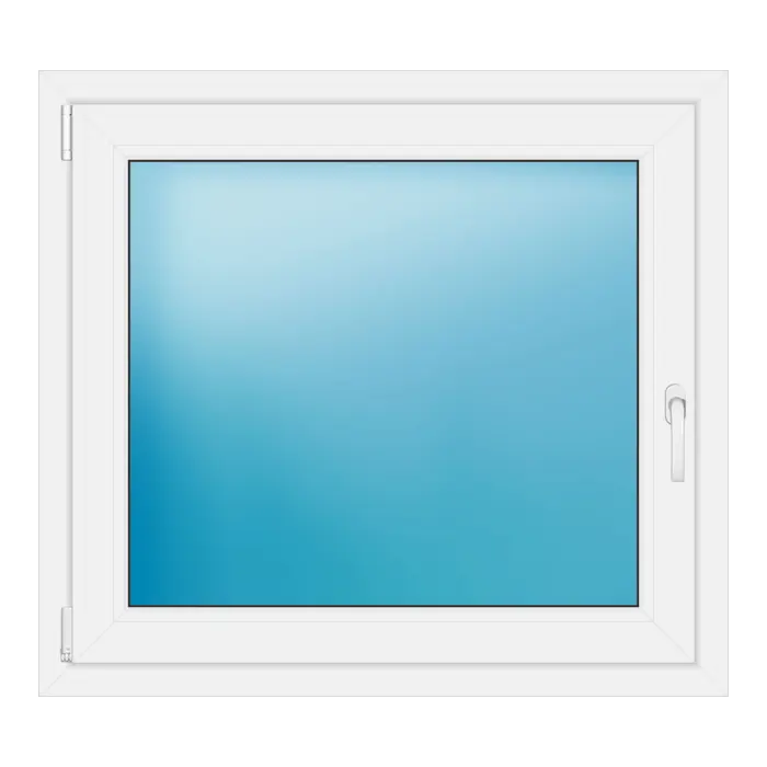 Einflügeliges Kunststofffenster 98x89 cm Weiß