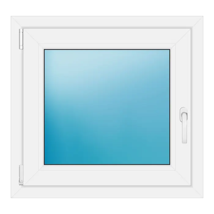 Einflügeliges Kunststofffenster 74x70 cm Weiß