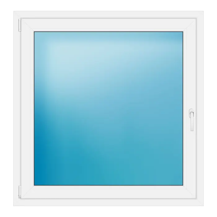 Einflügeliges Kunststofffenster 118x121 cm Weiß