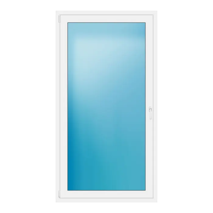 Balkontür 109,5x207 cm Weiß