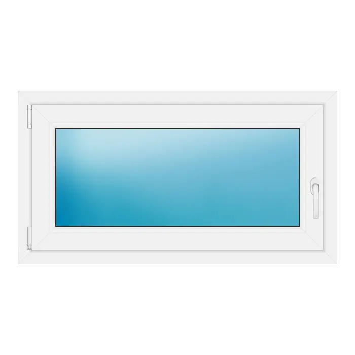 Einflügeliges Kunststofffenster 108,7x59 cm Weiß
