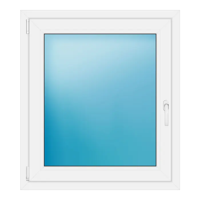 Einflügeliges Kunststofffenster 86x97 cm Weiß