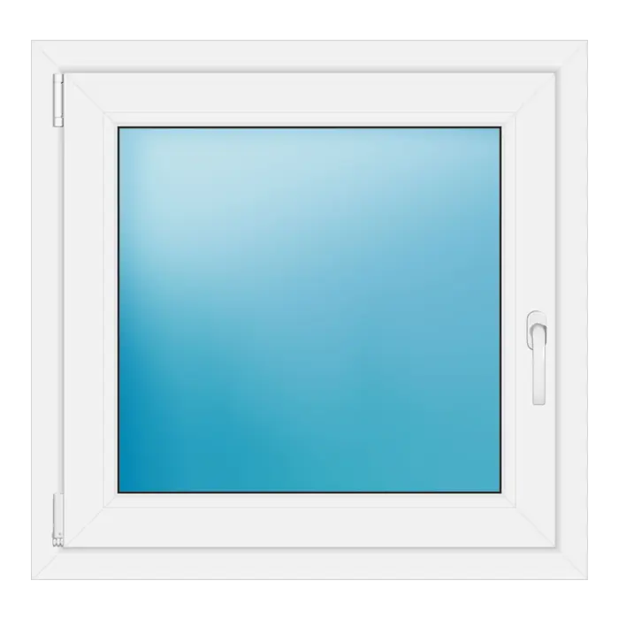 Einflügeliges Kunststofffenster 82x79,5 cm Weiß