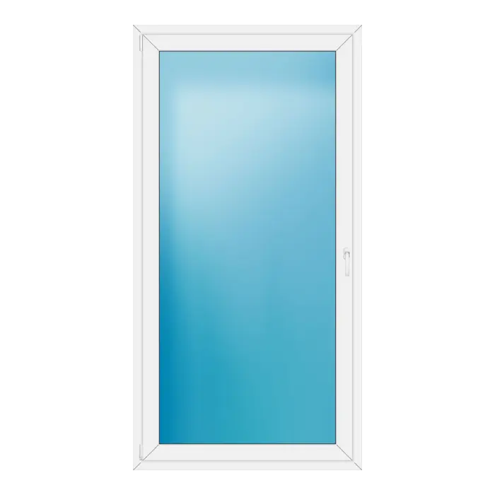 Balkontür 112x218 cm Weiß