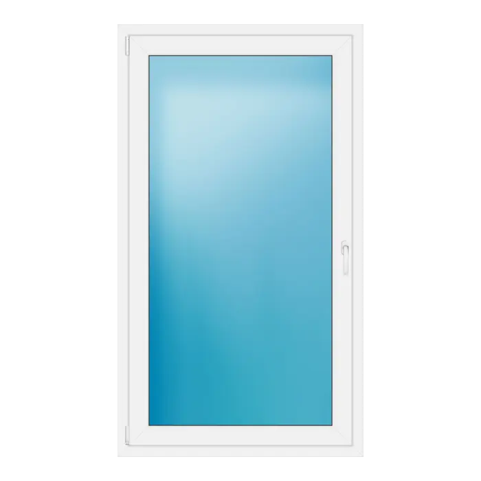 Einflügeliges Kunststofffenster 100,6x177 cm Anthrazit genarbt