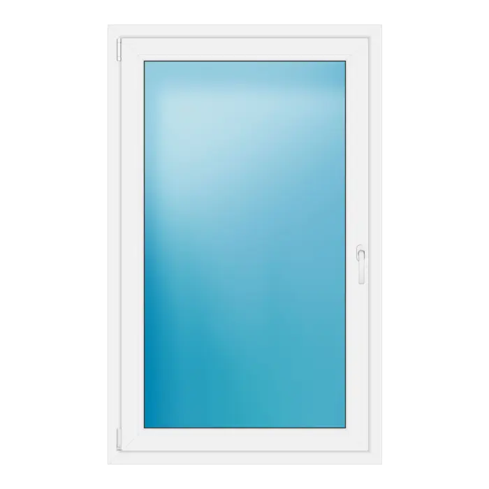 Einflügeliges Kunststofffenster 96,5x155 cm Weiß