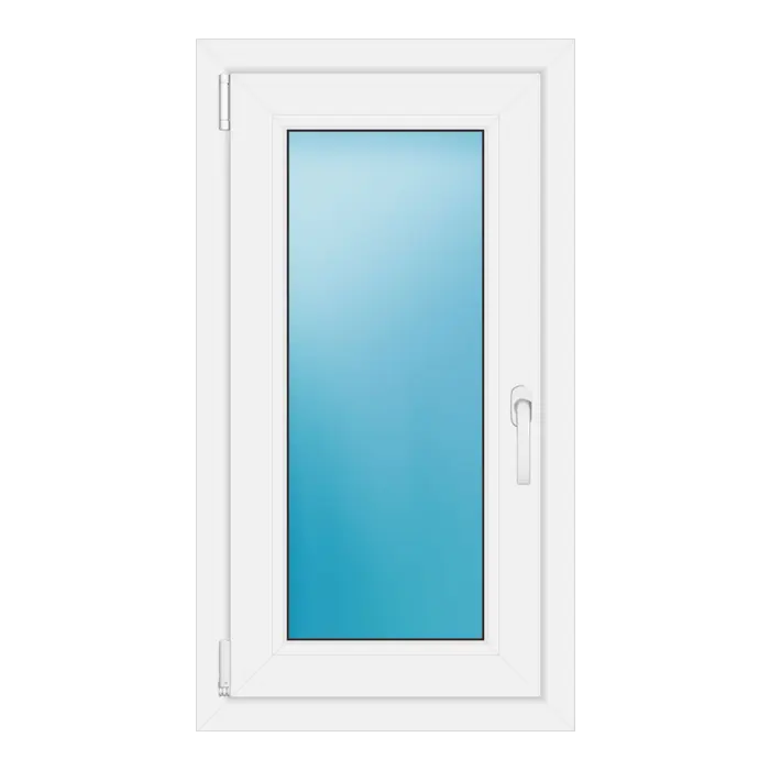 Einflügeliges Kunststofffenster 53x97 cm Weiß