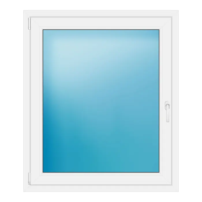 Einflügeliges Kunststofffenster 102,5x120 cm Weiß