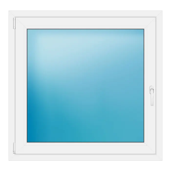 Einflügeliges Kunststofffenster 107x104,5 cm Weiß
