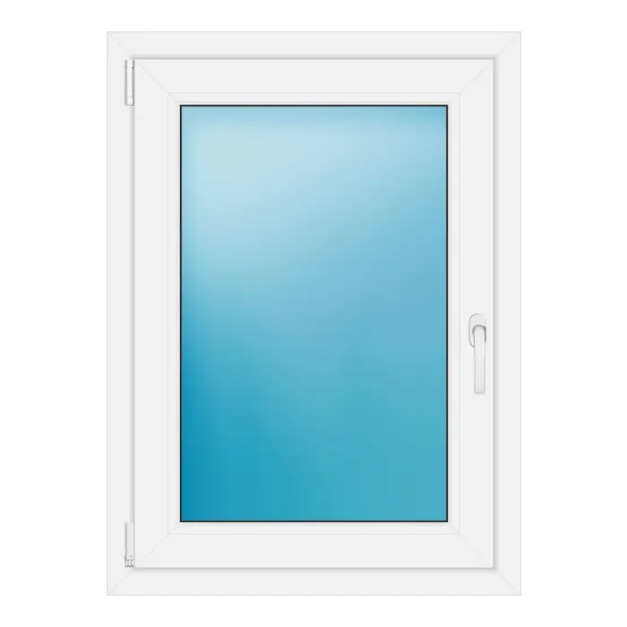 Einflügeliges Kunststofffenster 72x98 cm Weiß