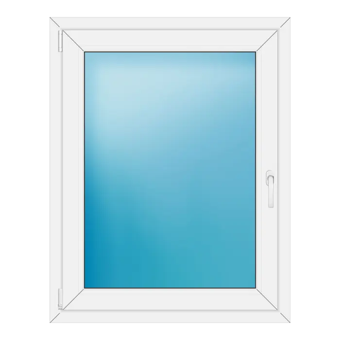 Einflügeliges Kunststofffenster 89x113 cm Weiß