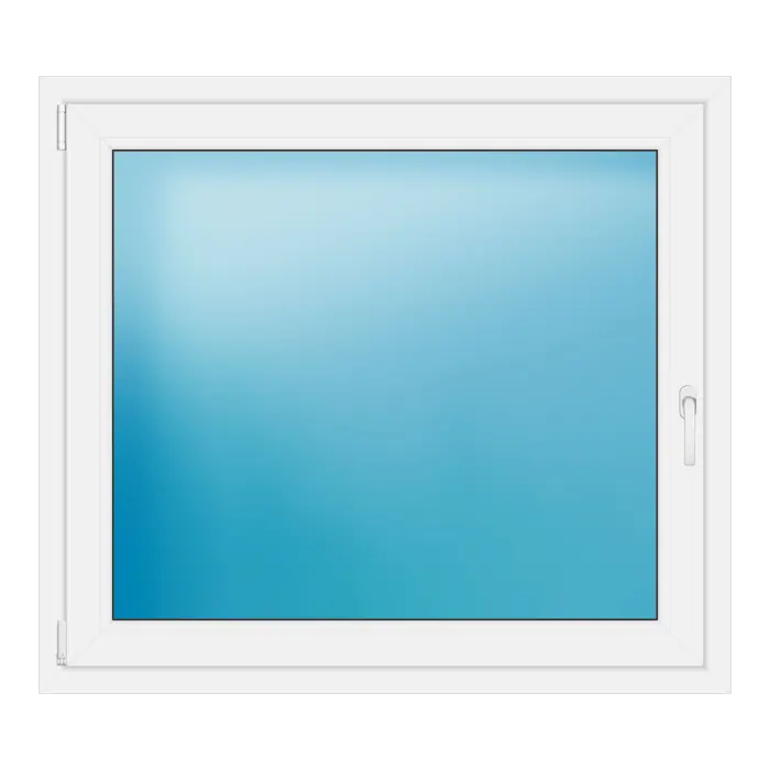 Einflügeliges Kunststofffenster 120x107 cm Weiß