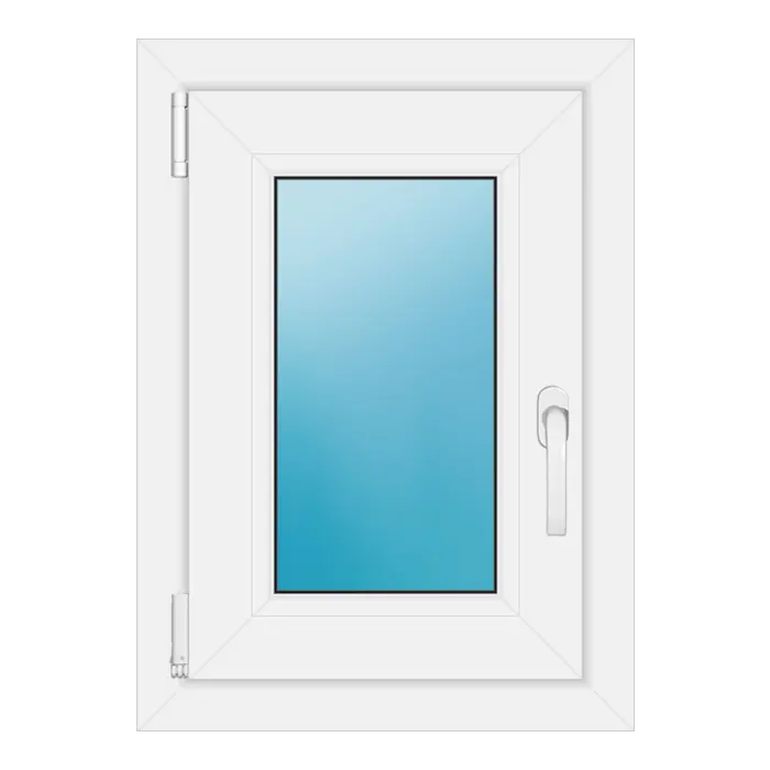 Einflügeliges Kunststofffenster 46x64 cm Weiß