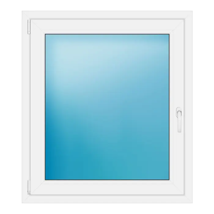 Einflügeliges Kunststofffenster 94x106 cm Weiß