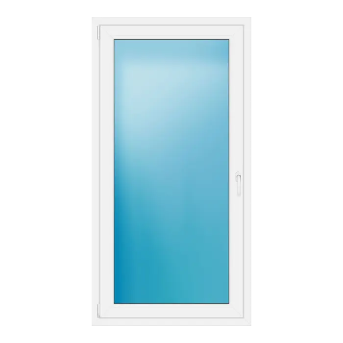 Einflügeliges Kunststofffenster 92x178 cm Weiß