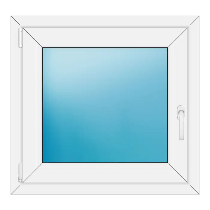 Einflügeliges Kunststofffenster 76x72 cm Weiß
