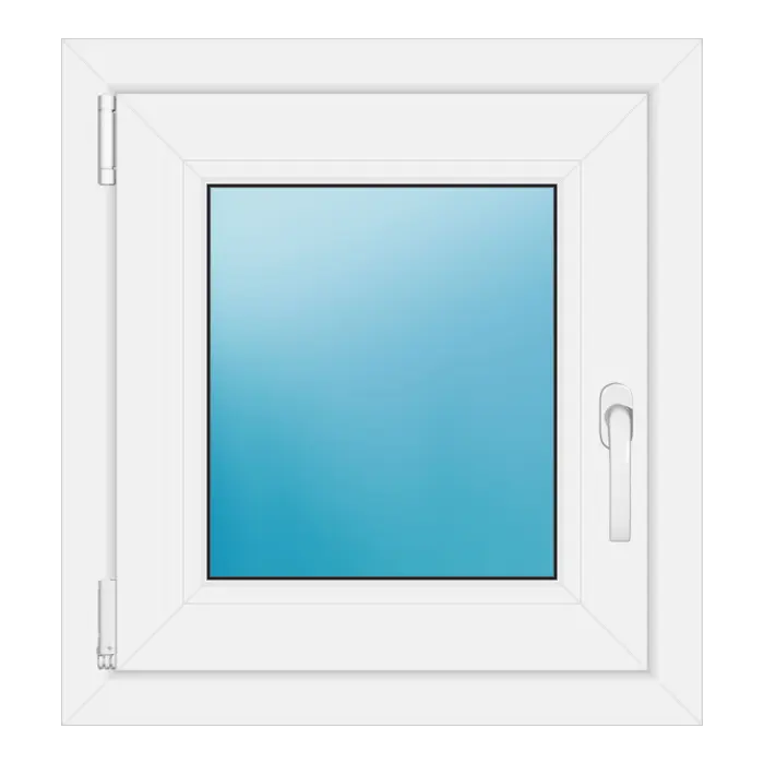 Einflügeliges Kunststofffenster 56x60 cm Weiß