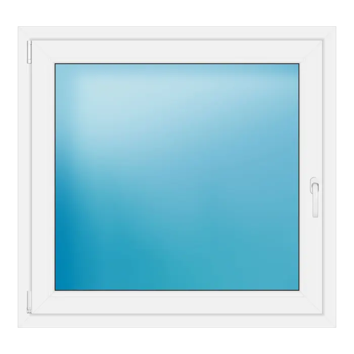 Einflügeliges Kunststofffenster 110x104 cm Weiß