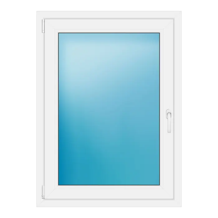 Einflügeliges Kunststofffenster 85x115 cm Weiß