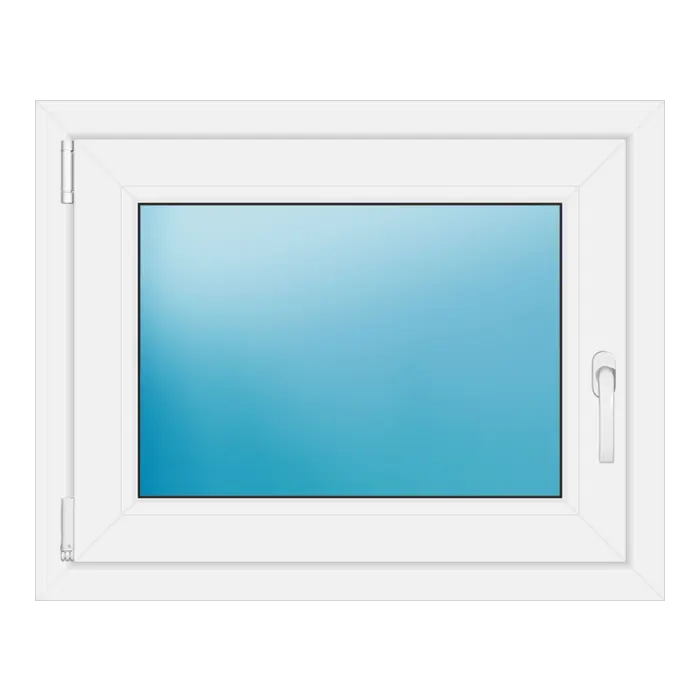 Einflügeliges Kunststofffenster 78x62 cm Weiß