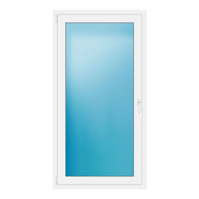Einflügeliges Kunststofffenster 94x180 cm Weiß