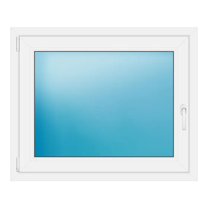 Einflügeliges Kunststofffenster 100x82 cm Weiß
