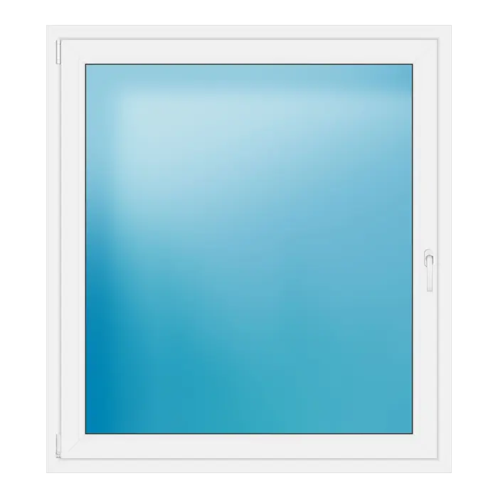 Einflügeliges Kunststofffenster 133x147 cm Weiß