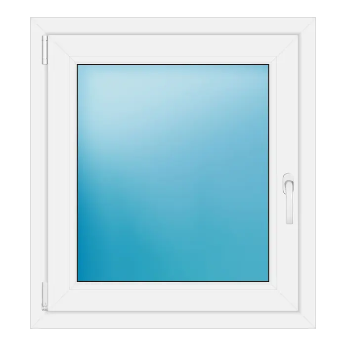 Einflügeliges Kunststofffenster 78x85 cm Weiß