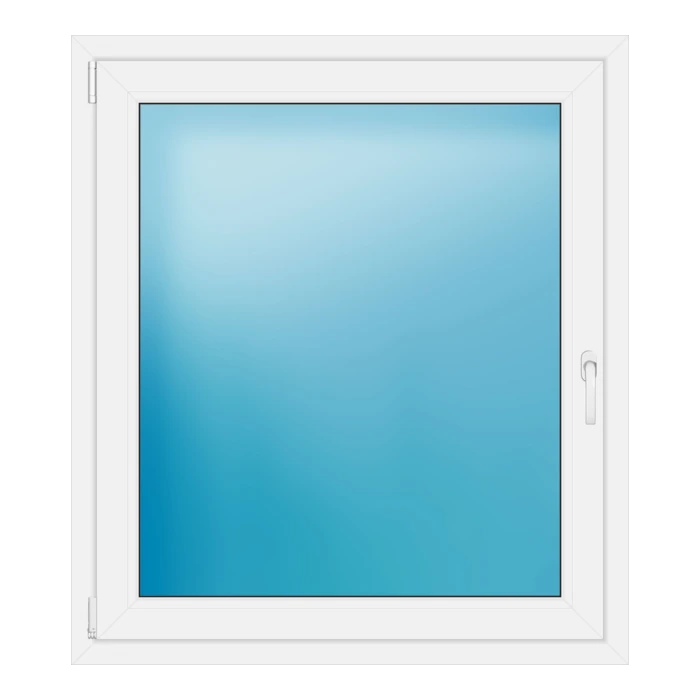 Einflügeliges Kunststofffenster 105x118,5 cm Weiß