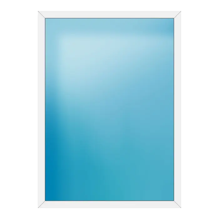 Festverglasung aus Kunststoff 160x220 cm Weiß