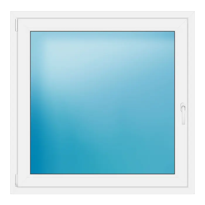 Einflügeliges Kunststofffenster 118x117 cm Weiß