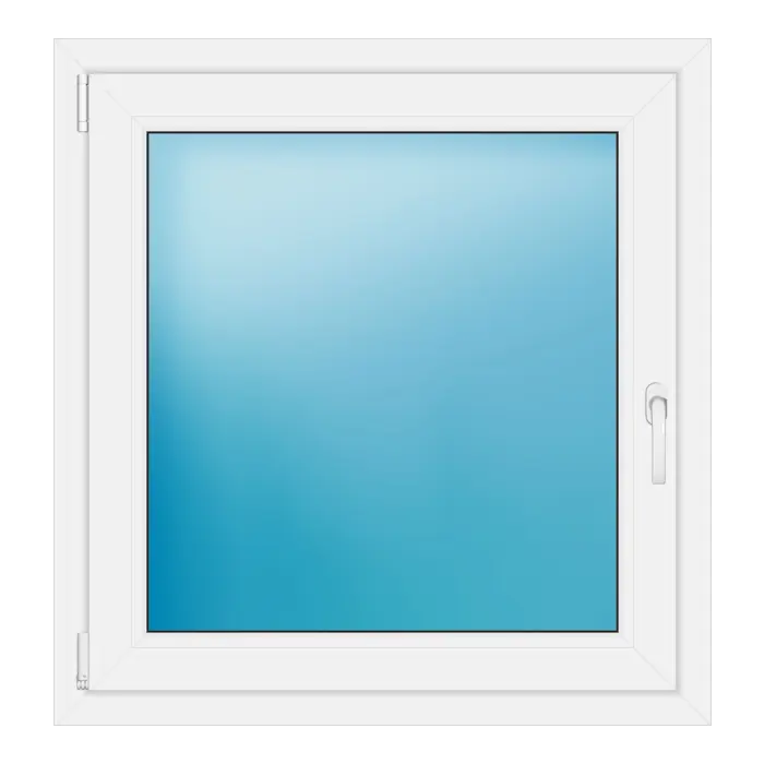 Einflügeliges Kunststofffenster 90x94 cm Weiß
