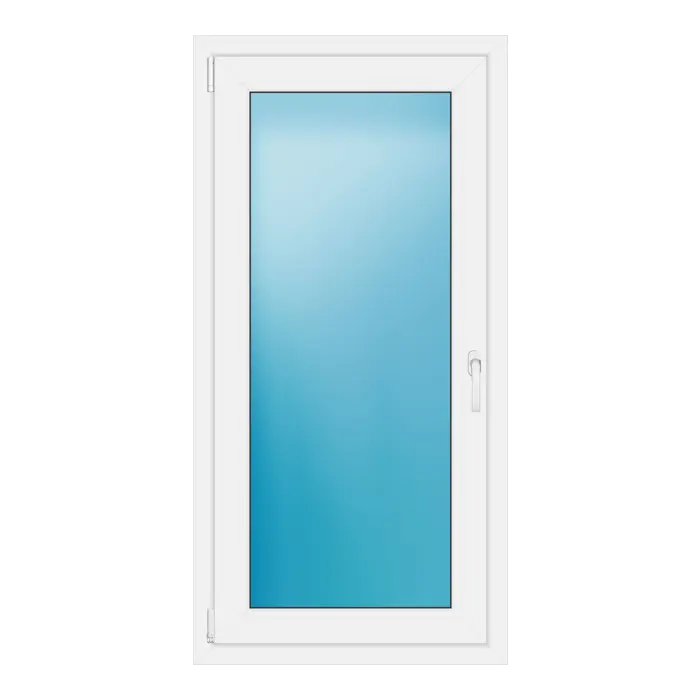 Einflügeliges Kunststofffenster 71x142 cm Weiß