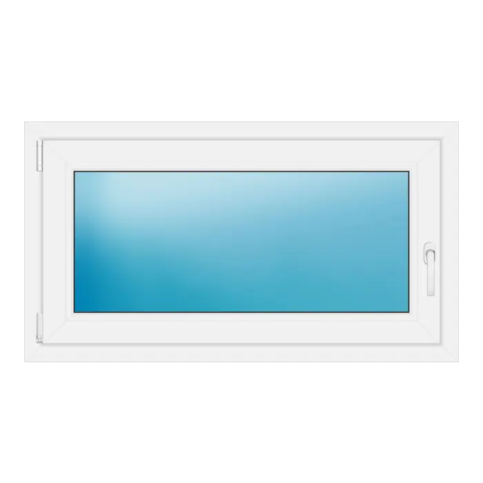 Einflügeliges Kunststofffenster 112x62 cm Weiß