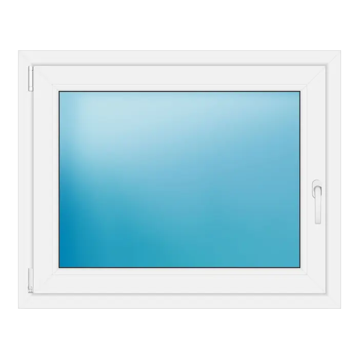 Einflügeliges Kunststofffenster 101,2x81 cm Weiß