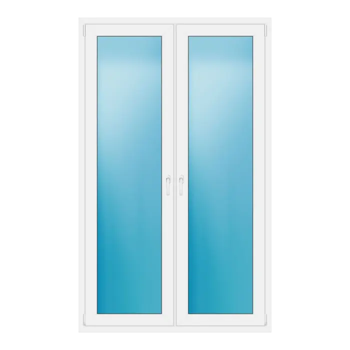 Terrassentür 133x217 cm Weiß