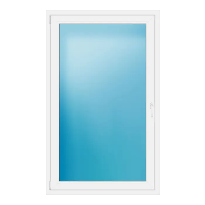 Einflügeliges Kunststofffenster 108x175 cm Weiß