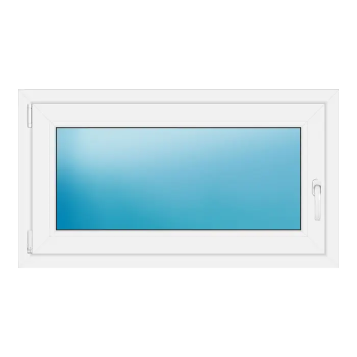 Einflügeliges Kunststofffenster 107,7x60 cm Weiß