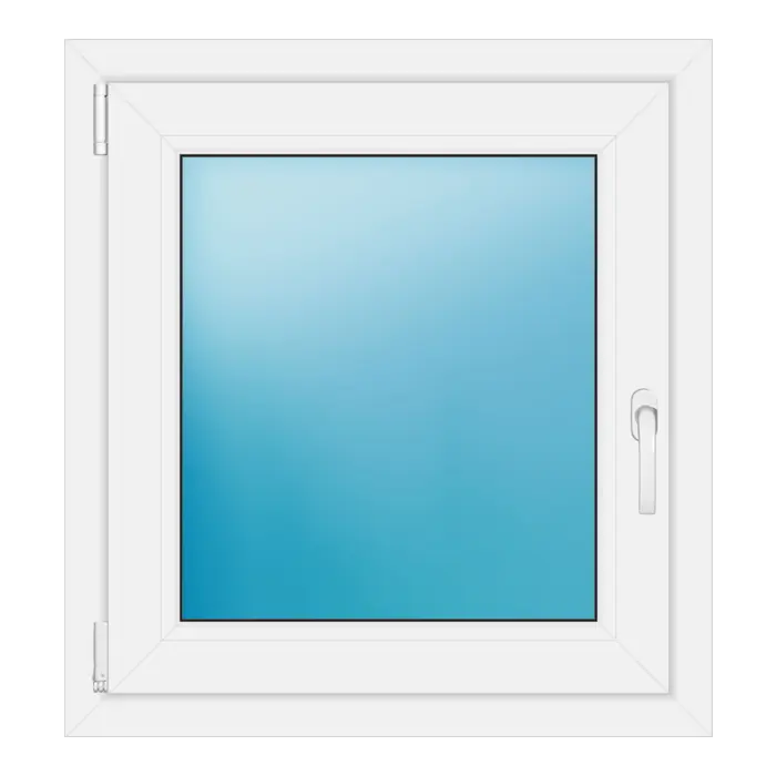 Einflügeliges Kunststofffenster 71,5x77 cm Weiß