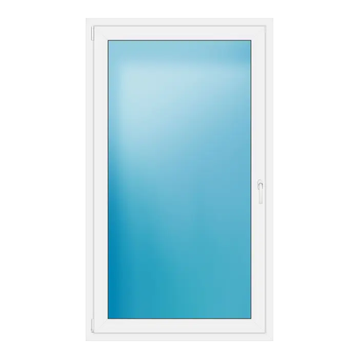 Balkontür 108x186 cm Weiß