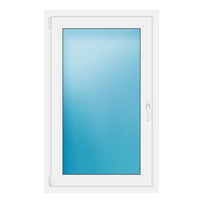 Einflügeliges Kunststofffenster 80x128 cm Weiß